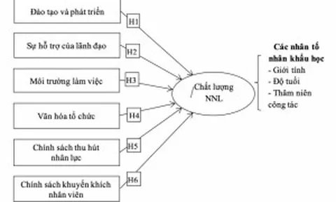 Các yếu tố ảnh hưởng đến chất lượng nguồn nhân lực của Công ty Cổ phần thực phẩm và nước giải khát Nam Việt