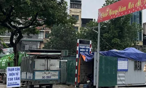 Mễ trì – Hà Nội: Trạm cân không phép ngang nhiên hoạt động gây mất ATGT