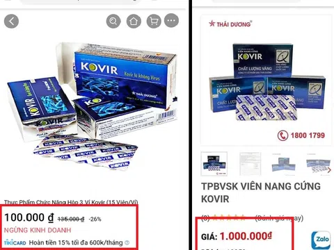 Sao Thái Dương nói gì khi tăng giá bán sản phẩm Kovir lên 1 triệu đồng/hộp?