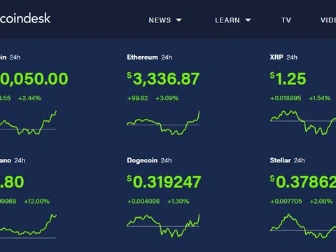 Giá Bitcoin hôm nay (23/8): Đạt mức 50.000 USD như dự báo