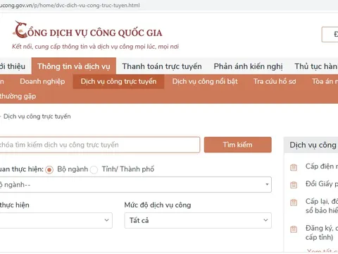 Dịch vụ công trực tuyến giúp tiết kiệm ngân sách 8.000 tỷ đồng
