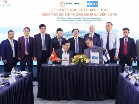 Hưng Thịnh hợp tác chiến lược với KONE Việt Nam kiến tạo đô thị thông minh