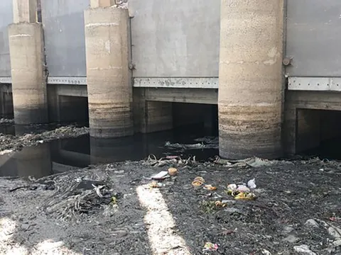 Bắc Ninh đình chỉ 6 cơ sở sản xuất giấy xả thải ra sông Cầu