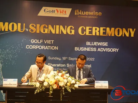 Golf Việt và Bluewise ký kết hợp tác phát triển ngành golf tại Việt Nam